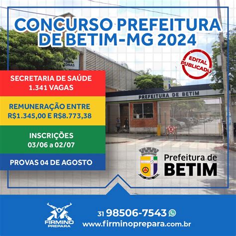 resultado do concurso betim mg